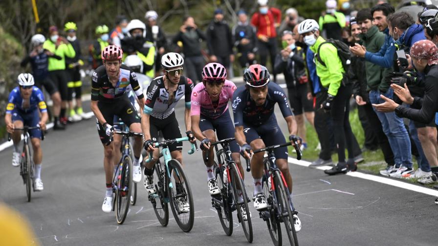 Giro: Caruso gana la etapa, Bernal sigue 1ro en la general