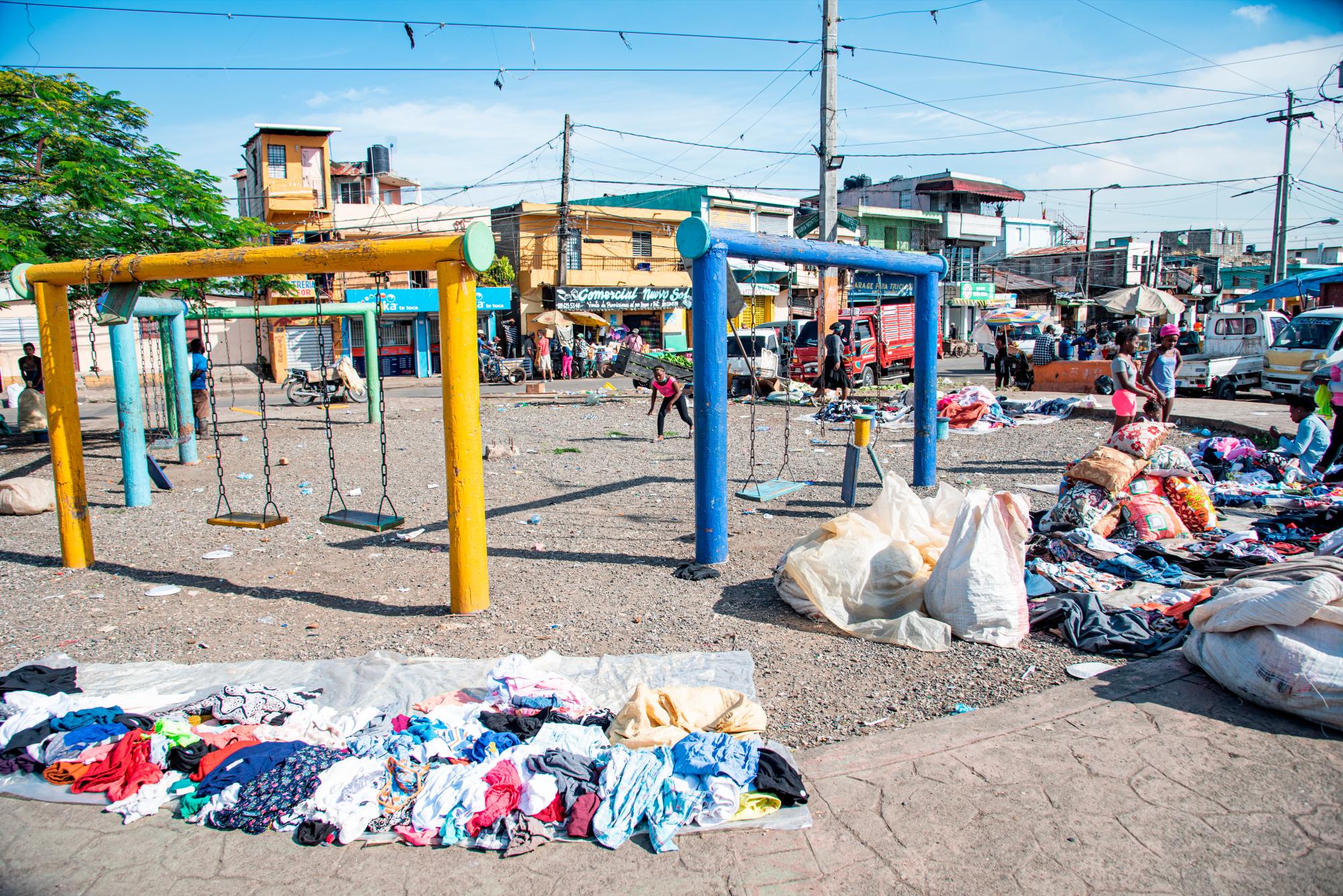 Así estaba el mismo lugar el pasado martes día 8 de diciembre de 2020