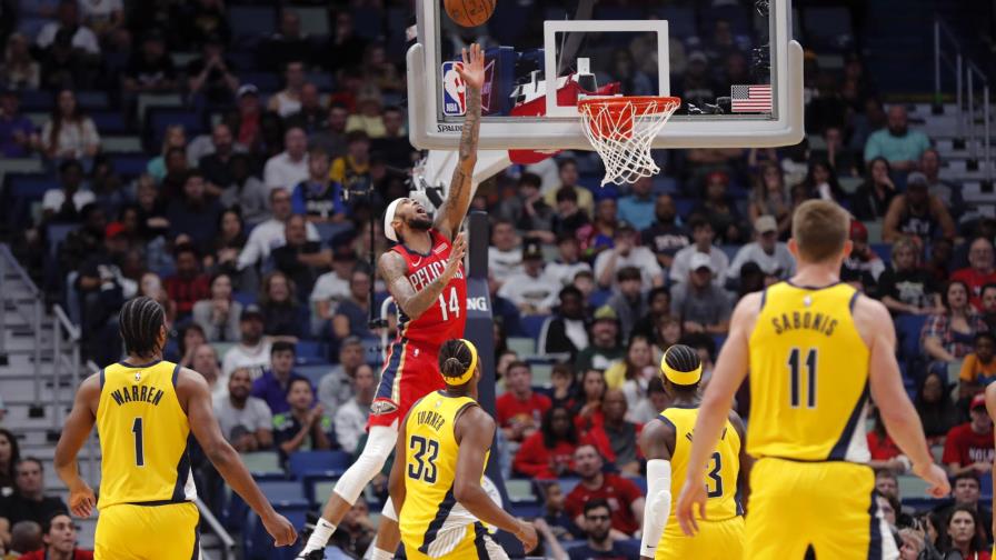 Ingram y Holiday comandan triunfo de Pelicans ante Pacers