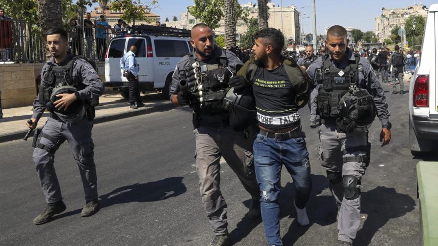 Ultranacionalistas judíos marchan por Jerusalén Ultranacionalistas judíos marchan por Jerusalén