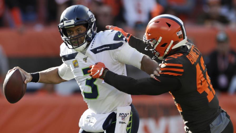 Con 3 anotaciones de Wilson, Seahawks se imponen a Browns