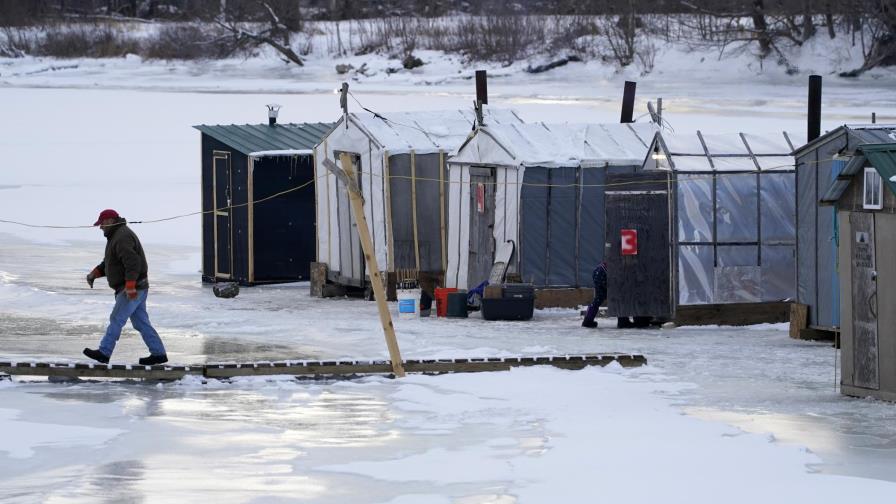Hielo tardío en EEUU afecta pesca invernal e investigaciones