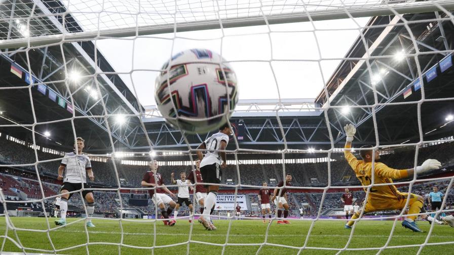 Alemania golea 7-1 a Letonia previo a la Euro Alemania golea 7-1 a Letonia previo a la Euro