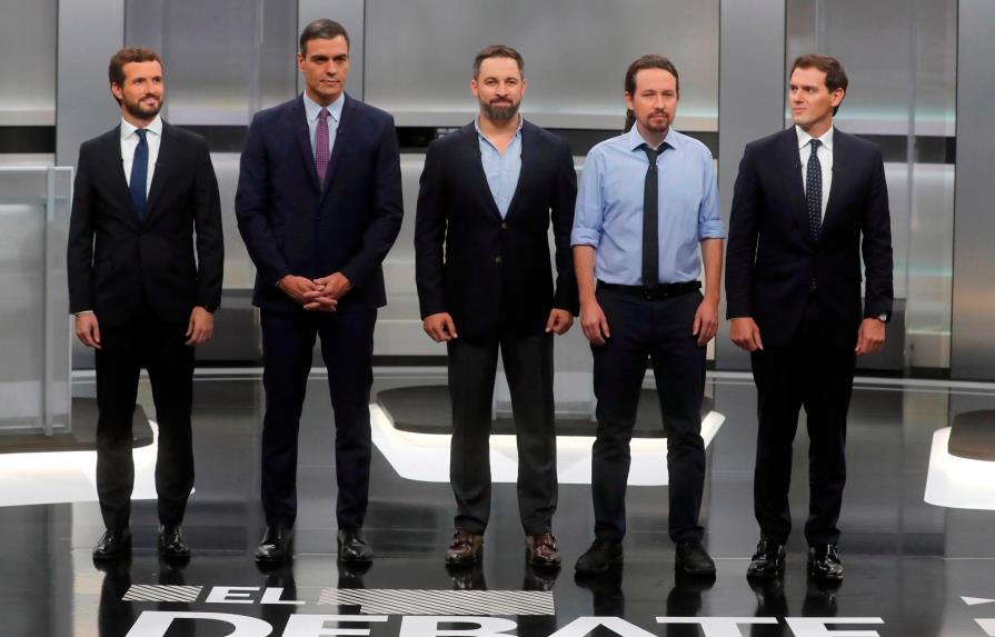 El “todos contra todos” marca el único debate electoral televisado en España