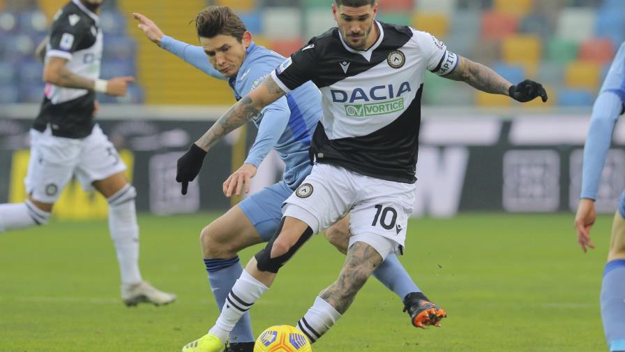 Atalanta se atasca al empatar en visita a Udinese