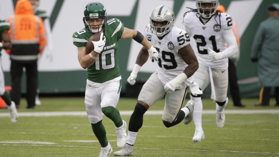 Jets suman tres triunfos seguidos con paliza sobre Raiders Jets suman tres triunfos seguidos con paliza sobre Raiders