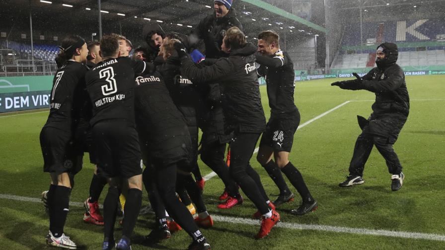 Kiel de la 2da división elimina al Bayern en la Copa