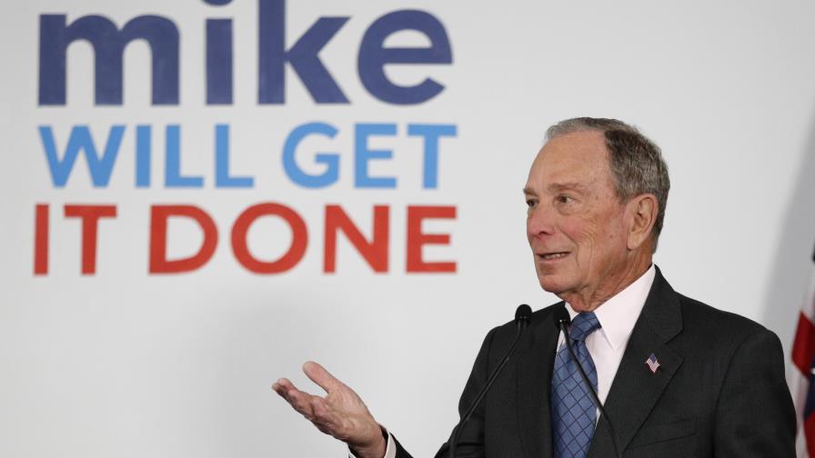 En arranque electoral, Trump se enfoca en su rival Bloomberg