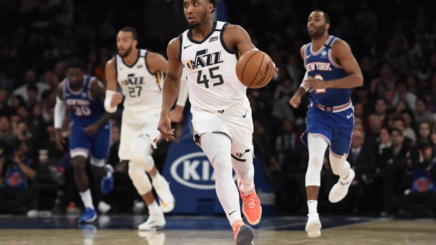 Mitchell y Bogdanovic guían a Jazz en triunfo ante Knicks Mitchell y Bogdanovic guían a Jazz en triunfo ante Knicks