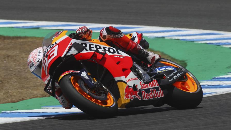 Marc Márquez impresionó pero guillotinó para el mundial