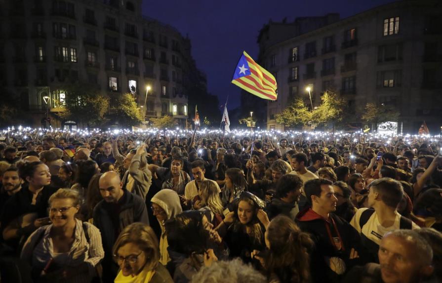 Líder catalán: Protestas seguirán hasta que Madrid escuche
