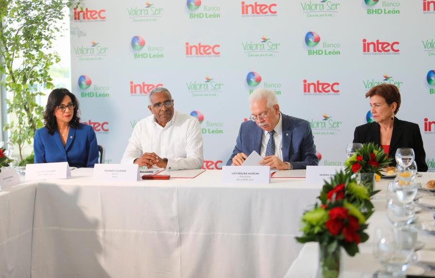 BHD León e INTEC firman acuerdo para formación en valores