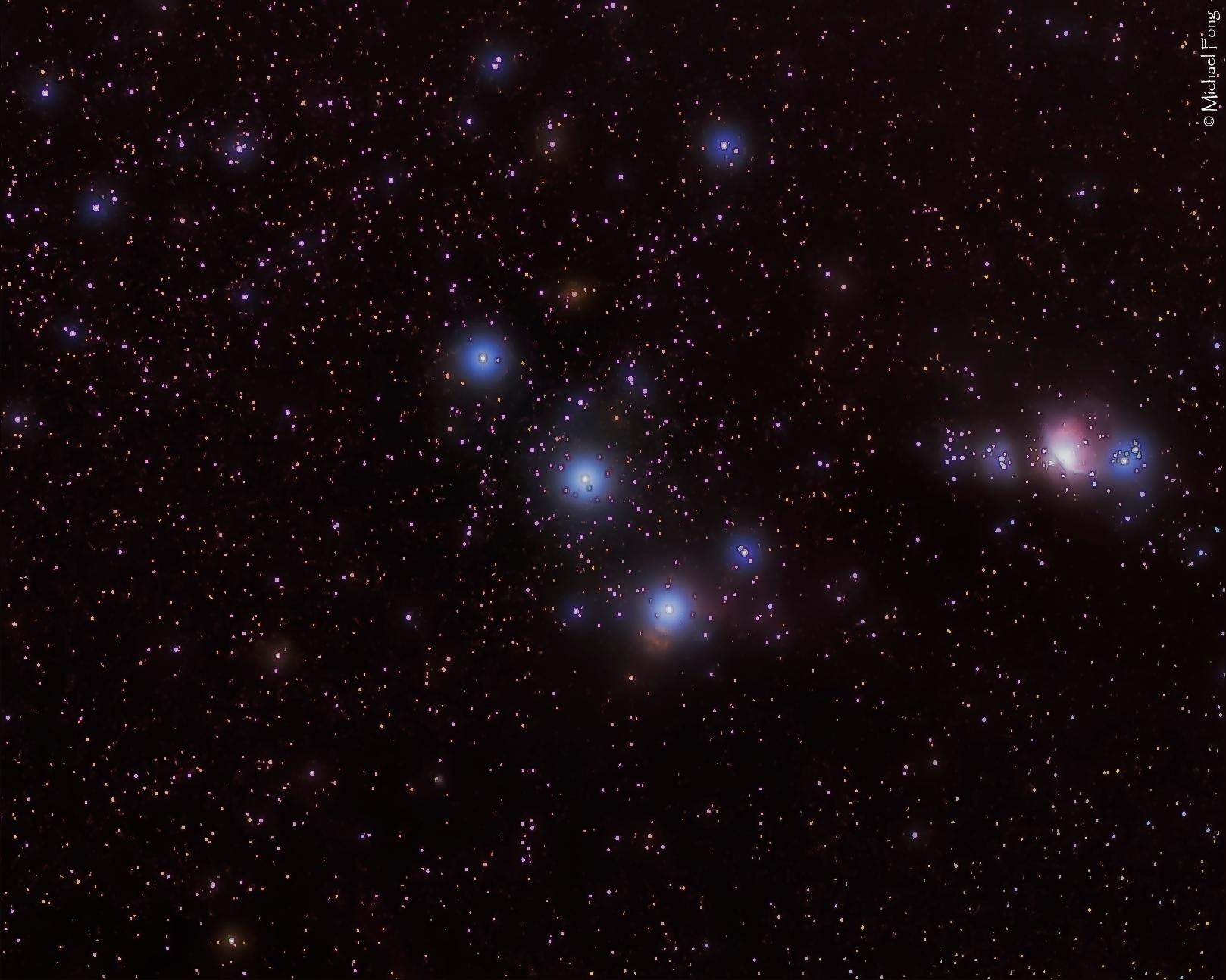 Cinturón y la Espada de Orión.