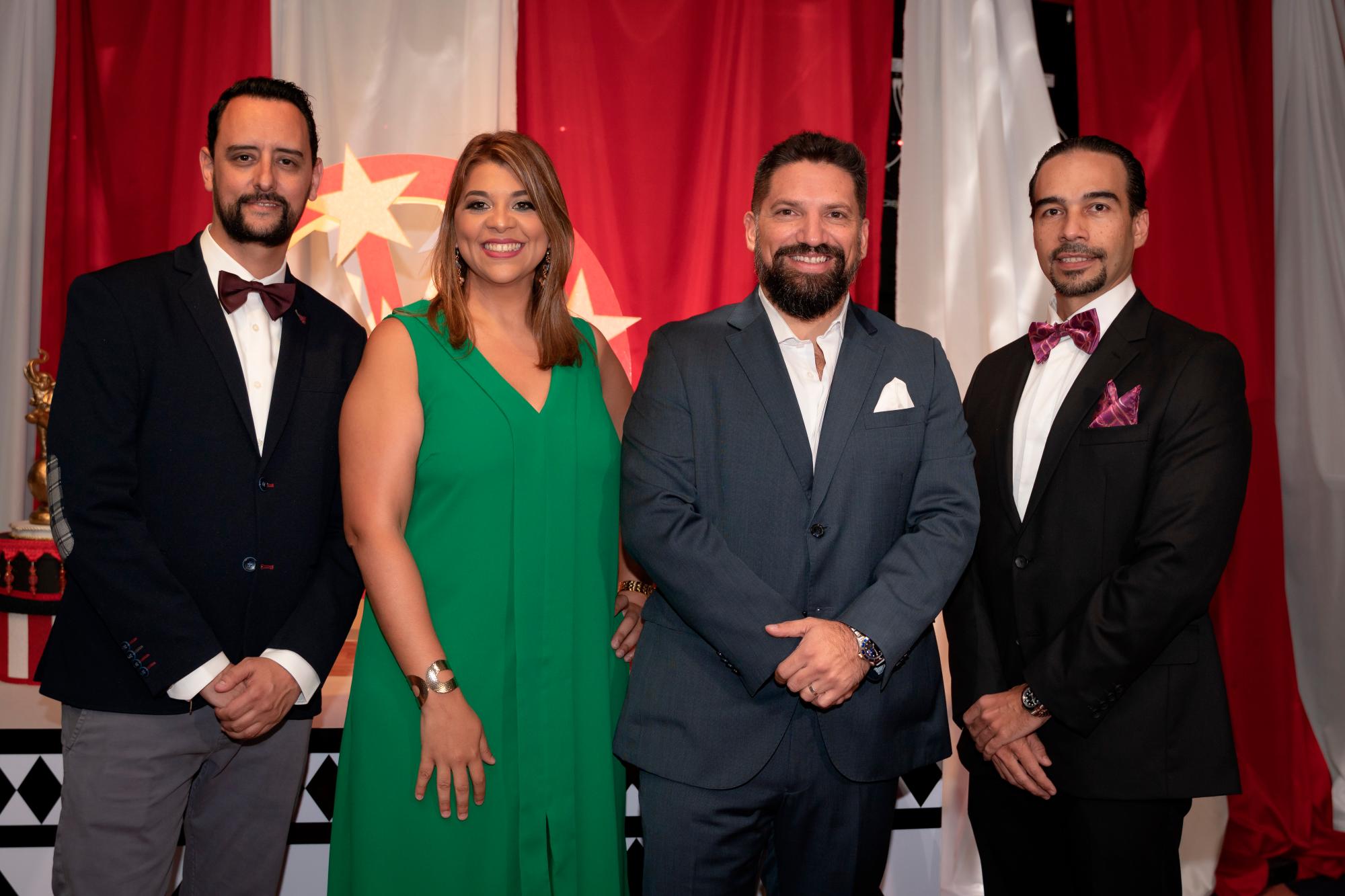 Jorge Santos, Wendelyn Issa, Felipe Olivares y David Moniz.