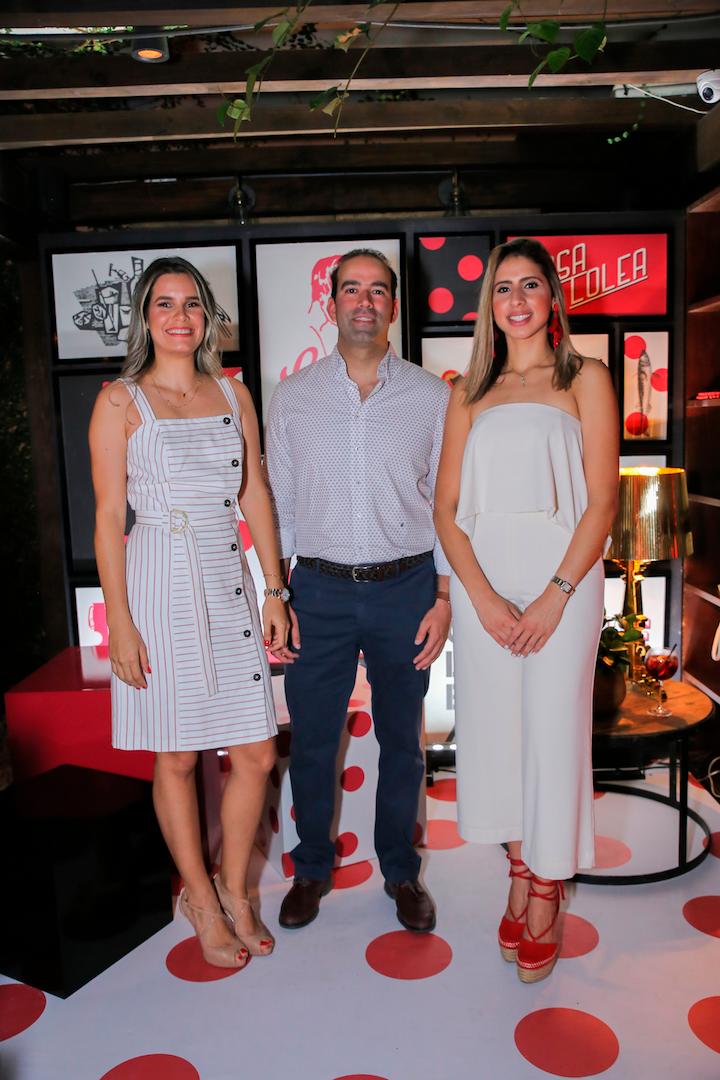  Melissa Martínez, Mariano González y Sarah Durán.