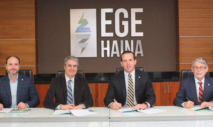 Falcondo y EGE Haina firman contrato de compra y venta de energía renovable