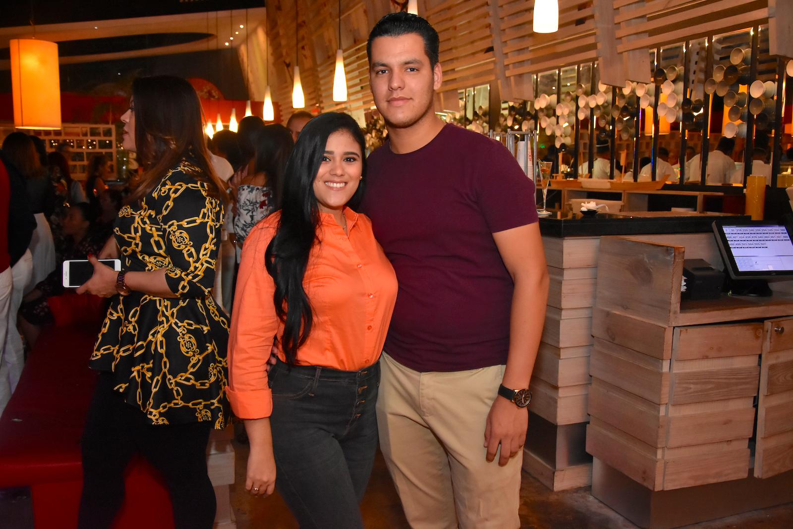 Yessica Ramírez y Ernesto Evara.