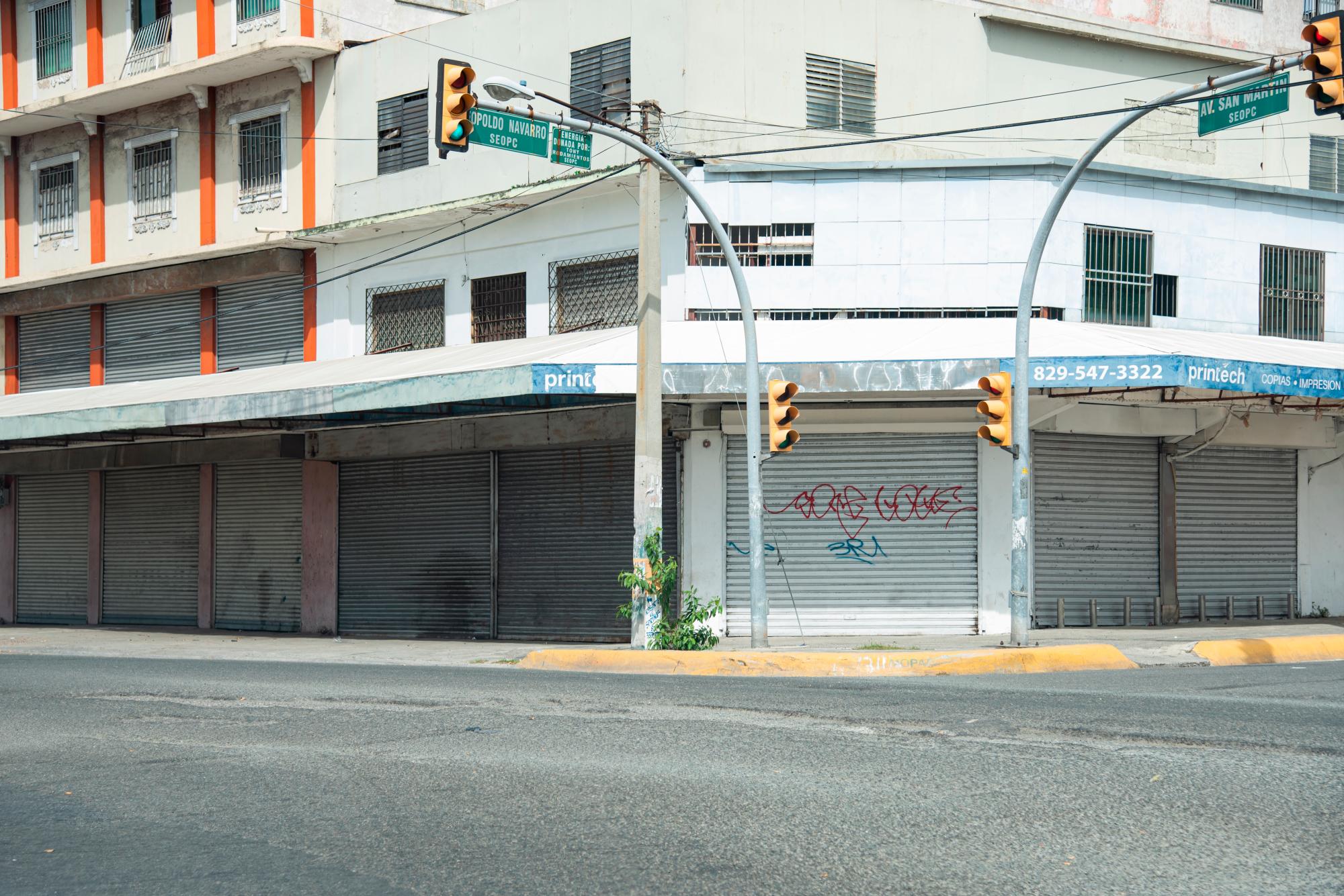 Avenida San Martín con Leopoldo Navarro.