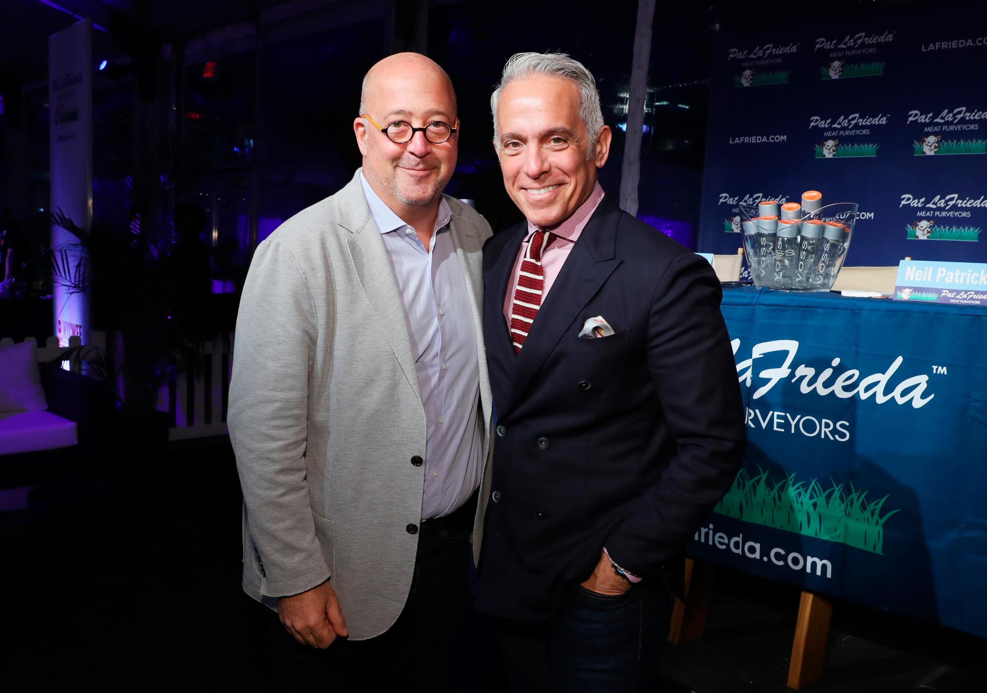 Andrew Zimmern y Geoffrey Zakarian. 