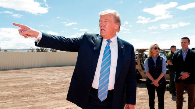 Trump anuncia visita a la frontera “sin ley” entre EEUU y México