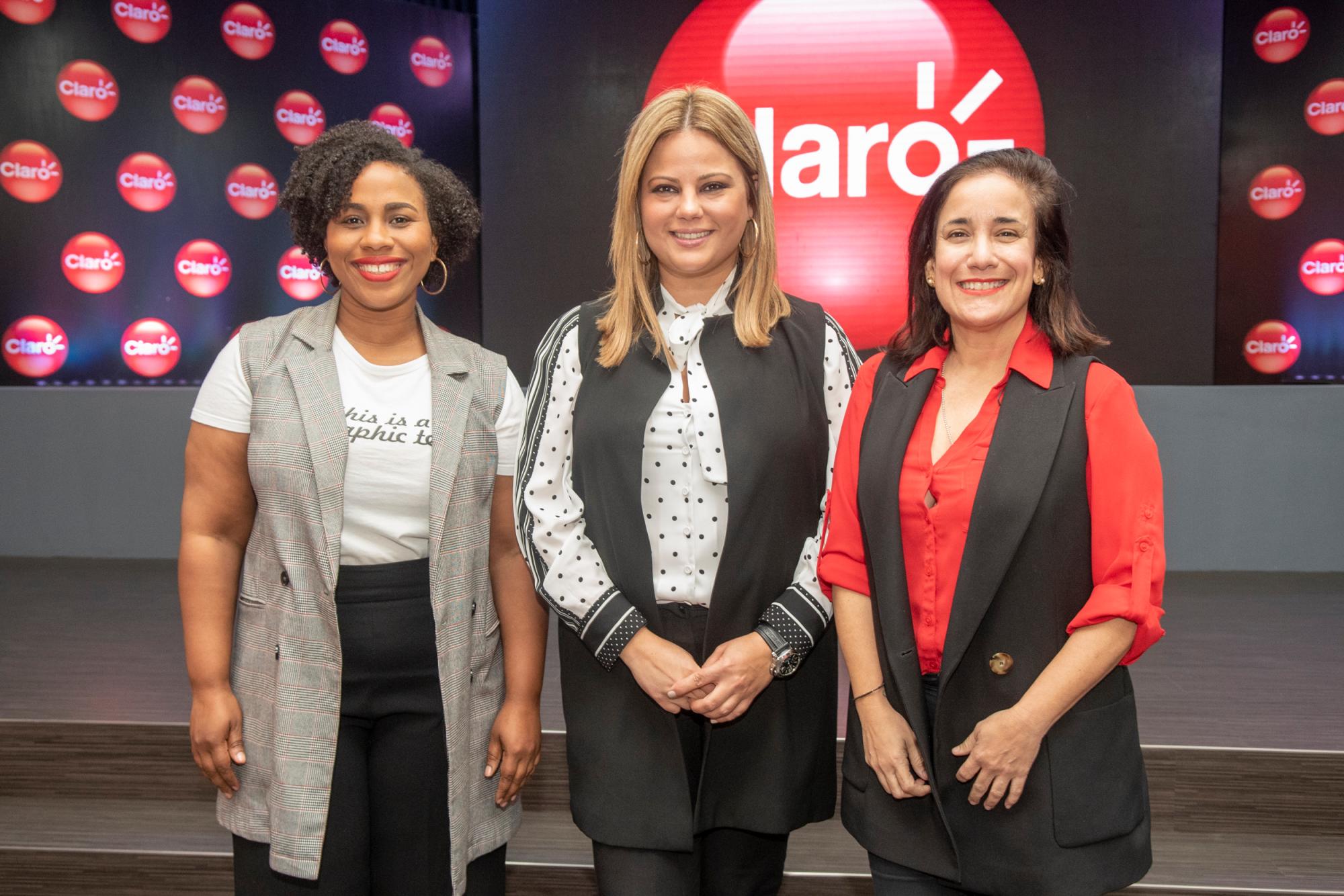 Ana Alicia De Jesús, Evelyn Betancourt y Yanoli Espinosa.