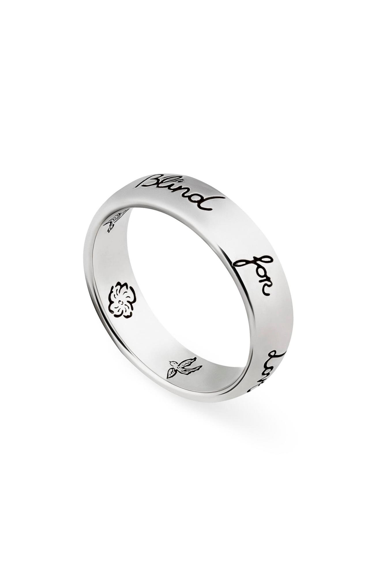 4. Anillo Gucci ‘Blind for Love’/ nordstrom.com US$220
