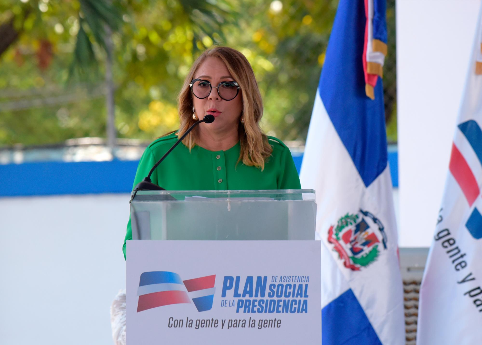 Iris Guaba, directora del plan Social de la Presidencia