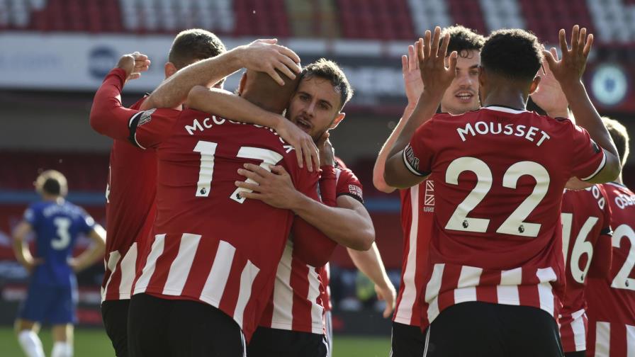 Sheffield vence 3-0 a Chelsea, Norwich se va al descenso