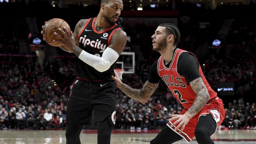 Lillard guía la remontada de Trail Blazers sobre Bulls