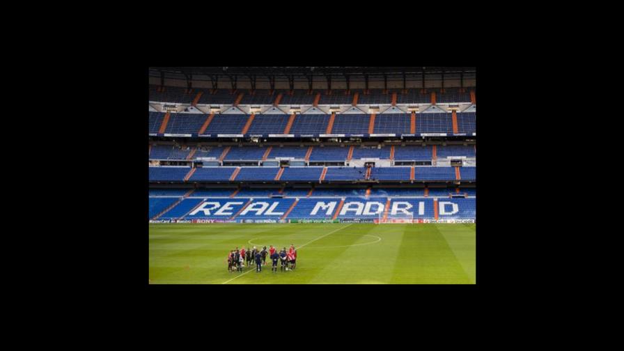 Santiago Bernabéu se convierte en un almacén de material contra el coronavirus Santiago Bernabéu se convierte en un almacén de material contra el coronavirus