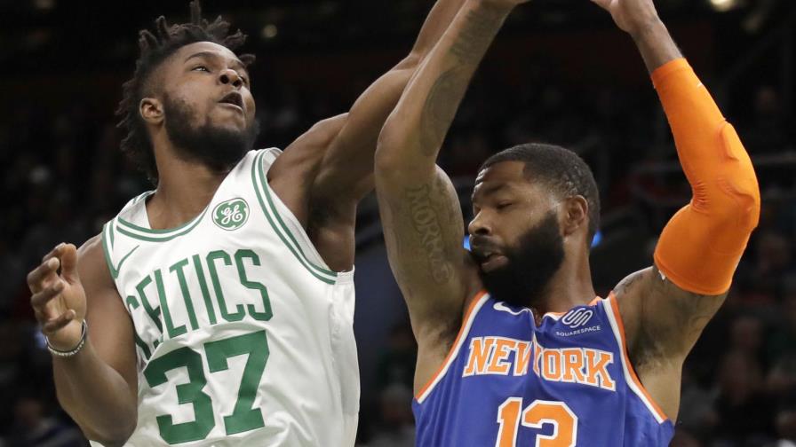 Con canasta de Tatum, Celtics ganan 104-102 a Knicks