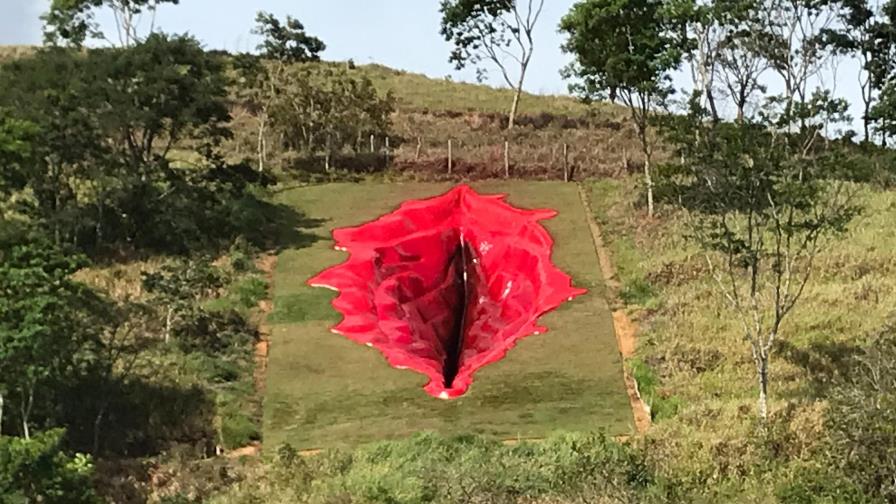 Escultura de vulva gigante impulsa debate sobre género en Brasil