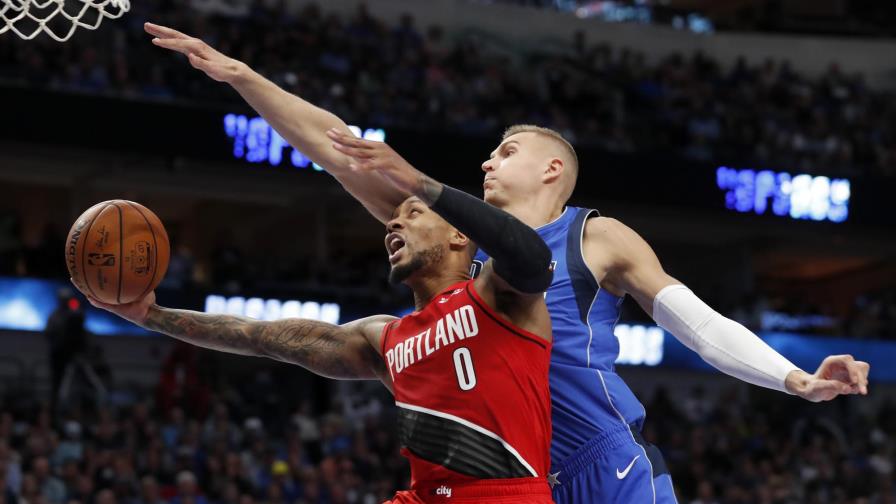 Con enceste de Lillard, Blazers superan a Mavs Con enceste de Lillard, Blazers superan a Mavs