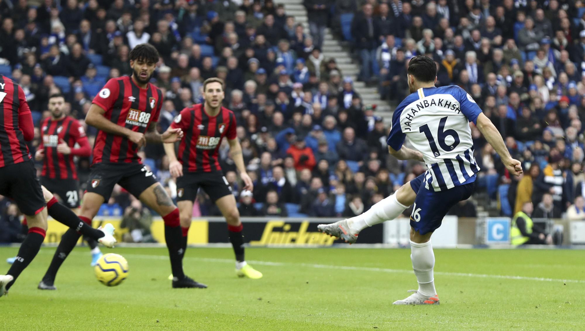 Jahanbakhsh anota por Brighton en triunfo ante Bournemouth Jahanbakhsh anota por Brighton en triunfo ante Bournemouth