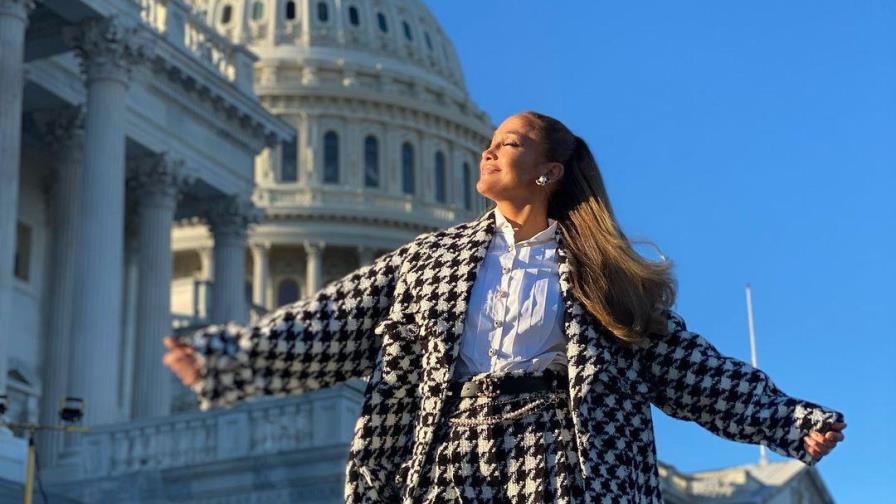 Así asistieron Jennifer López y Lady Gaga a la investidura de Biden