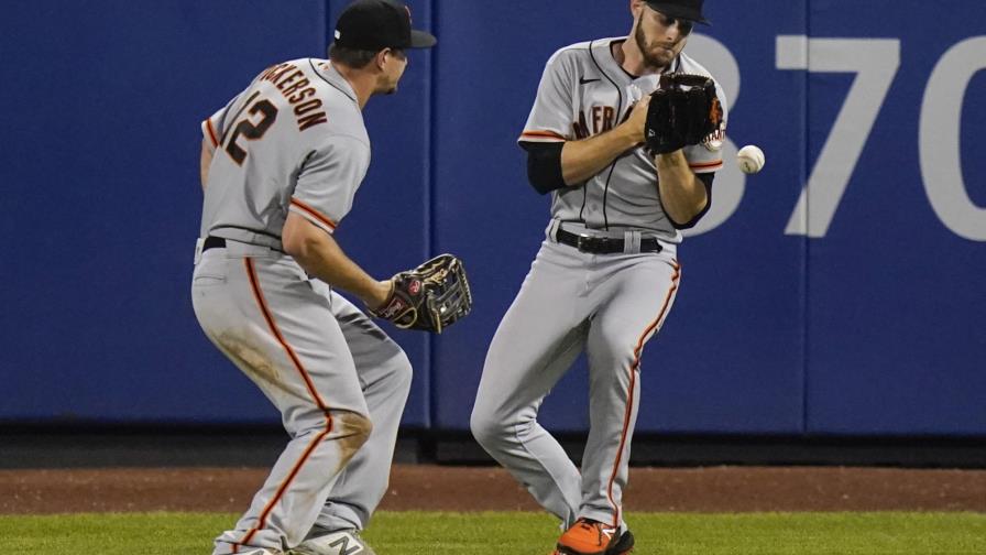 Gigantes defienden ventaja mínima y vencen 3-2 a Mets