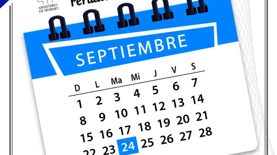 El 24 de septiembre es feriado y no se cambia, dice Ministerio de Trabajo 