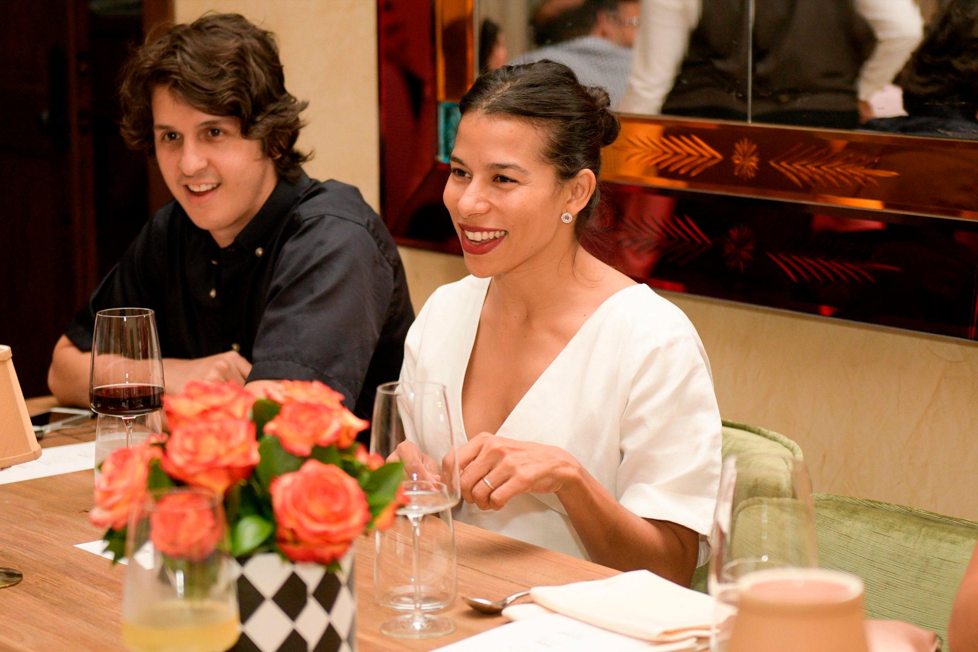 Ugo Reynoso y Stephanie Pérez.