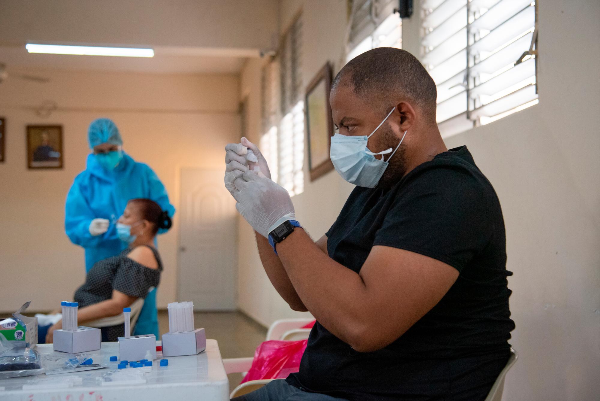 Operativo movilidad COVID-19 en Cristo Rey realizada por el Área VI de Salud. 