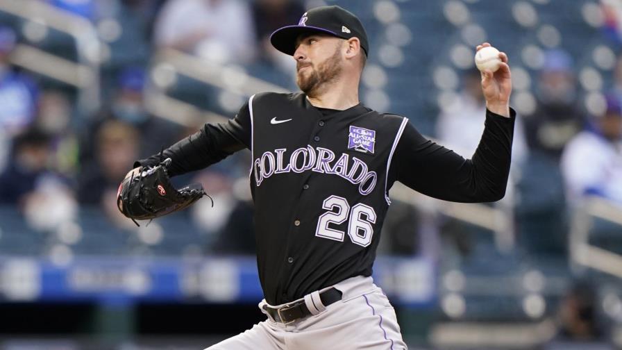 Gomber domina a los bates de Mets en victoria de Rockies