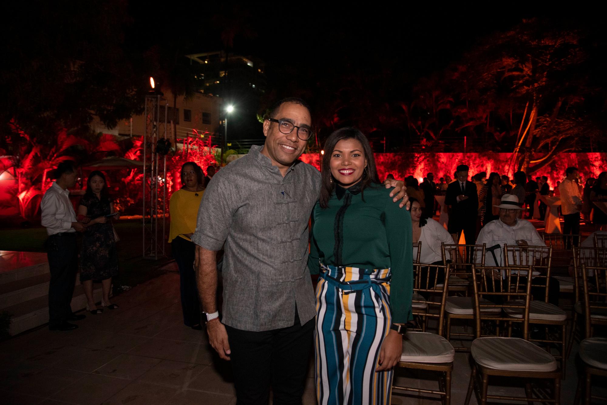 Hamlet Melo y Claritza de la Cruz.