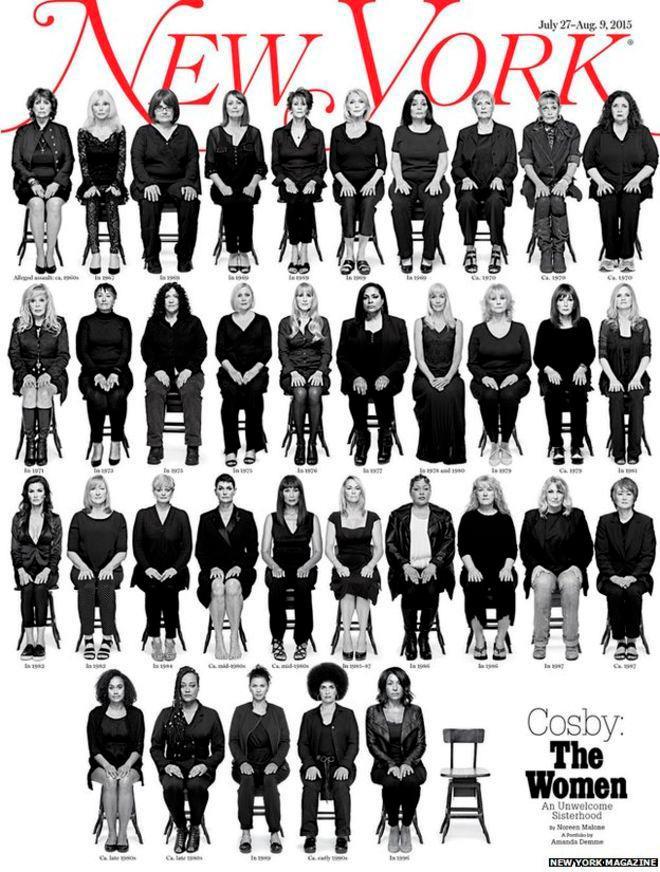 Las 35 mujeres que denunciaron a Bill Cosby de agresión sexual