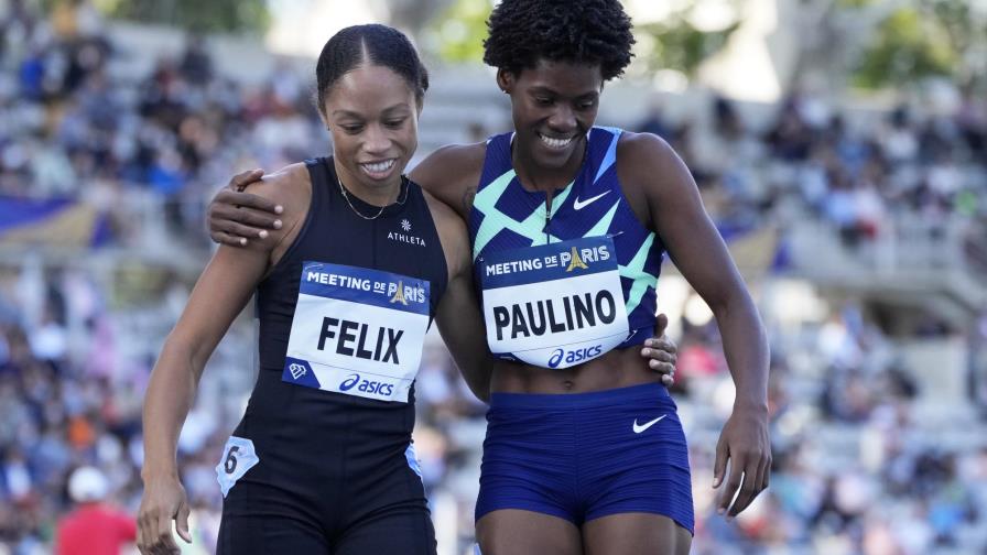 Paulino, ganadora de los 400 metros en París Paulino, ganadora de los 400 metros en París