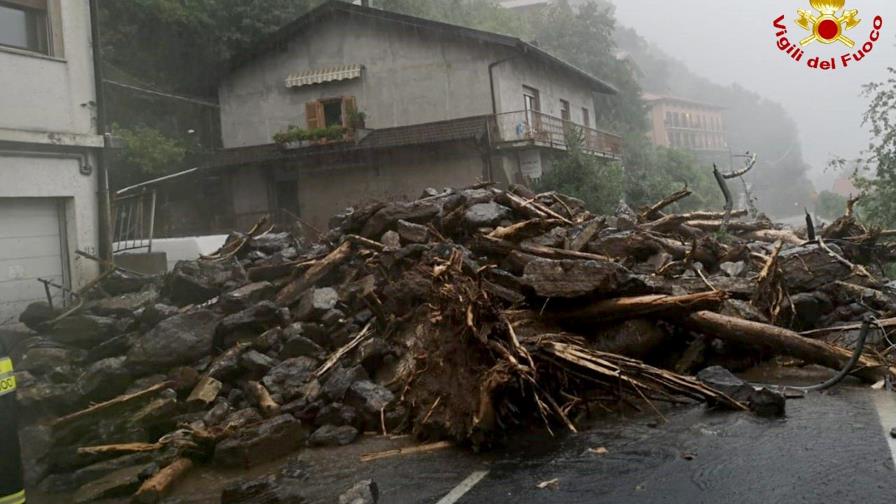 Norte de Italia sufre fenómenos meteorológicos extremos