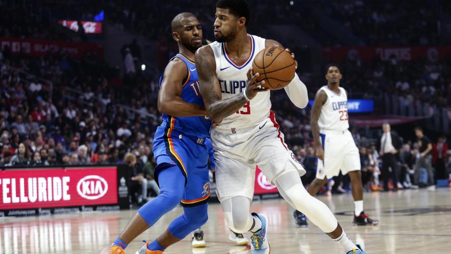 Triple de George da la victoria a Clippers ante Thunder Triple de George da la victoria a Clippers ante Thunder