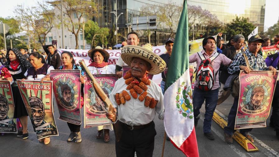 Protestan en México contra proyectos de infraestructura Protestan en México contra proyectos de infraestructura