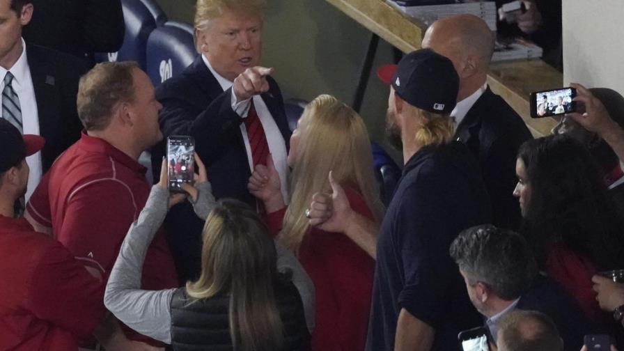 Trump, abucheado en la Serie Mundial