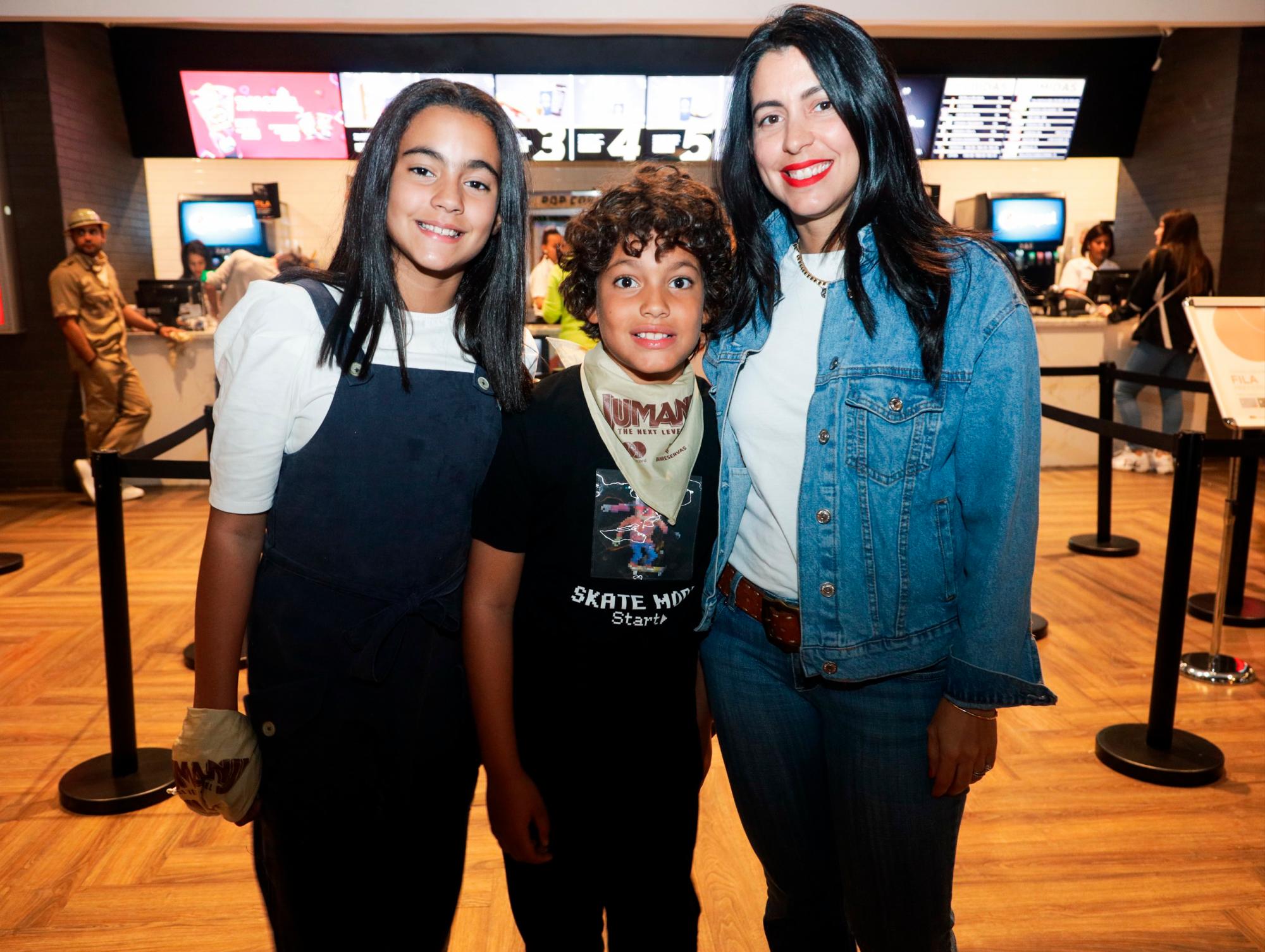 Amaia Gómez, Gael Gómez y Nurian García.