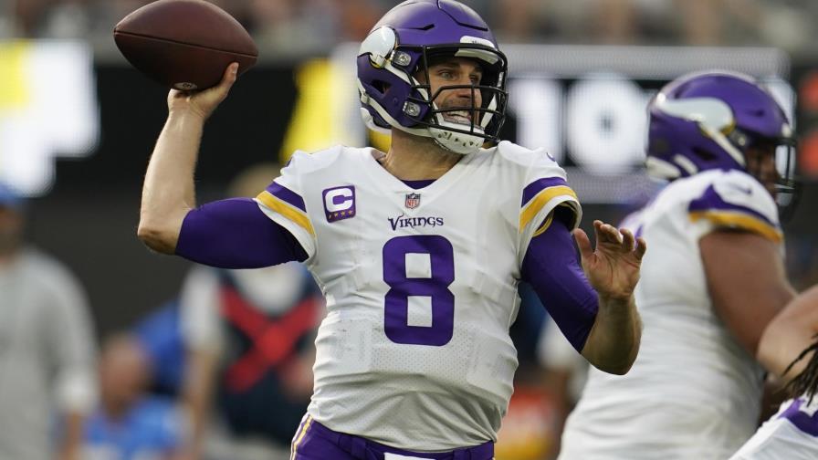 Vikings salen de mala racha al vencer 27-20 a Chargers