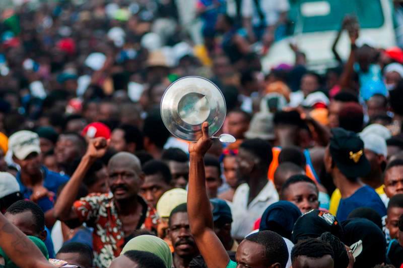Centenares de haitianos protestan contra inseguridad y aumento de secuestros
